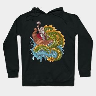 Thor and the Serpent: Jormungandr and the Viking God of Thunder Hoodie